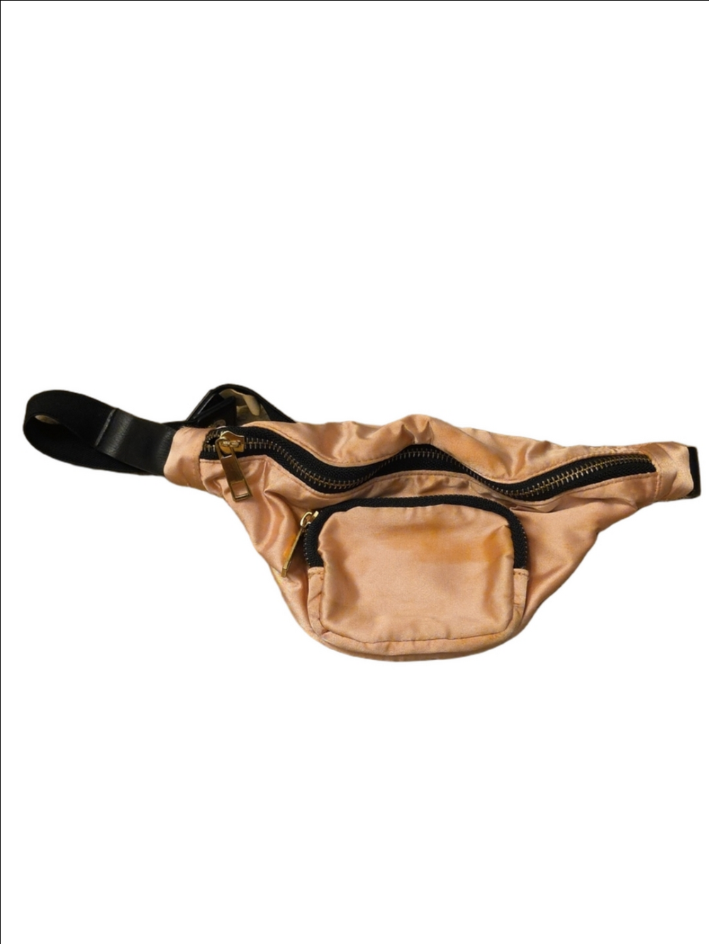 STEVE MADDEN Satin Peach Fanny Pack Waist Bag